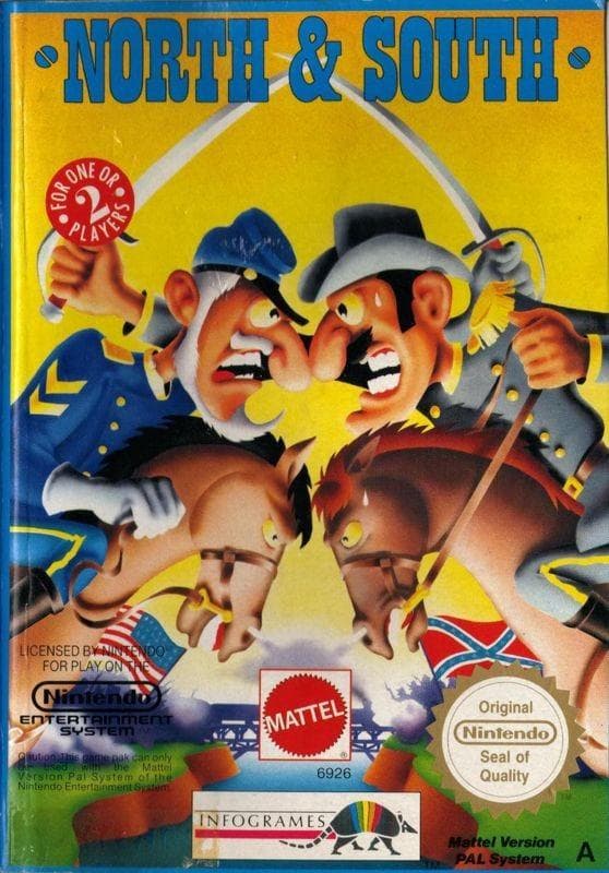 North &amp; South - Nintendo 8-bit / Nes – SCN – Cart only - Nintendo 8-bit / Nes – SCN – Cart only