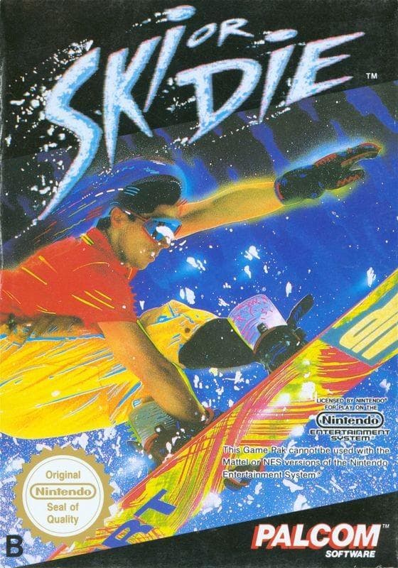 Ski or Die - Nintendo 8-bit – SCN – Cart only