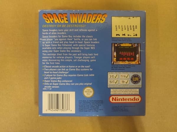 Space Invaders - Gameboy - SCN - Cart only