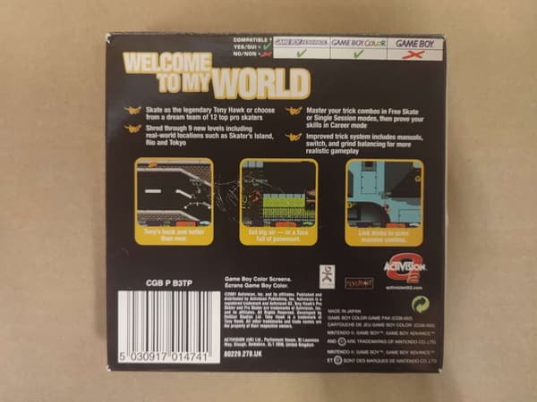 Tony Hawk's Pro Skater 3 - Gameboy Color - EUR - CiB