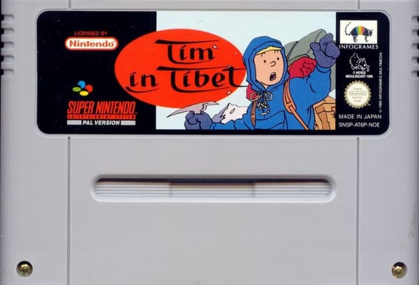 Tintin i Tibet - Super Nintendo / Snes - PAL/EUR - Cart only