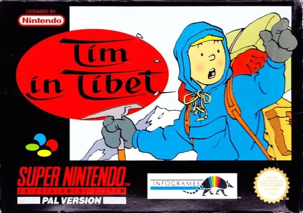 Tintin i Tibet - Super Nintendo / Snes - PAL/EUR - Cart only