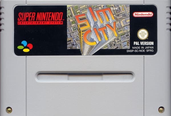 SimCity - Super Nintendo / Snes - PAL/EUR - Cart only