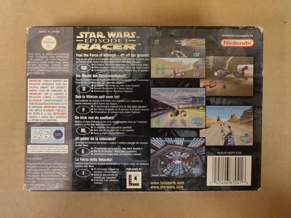 Star Wars Episode I Racer - Nintendo 64 - PAL/EUR - CiB