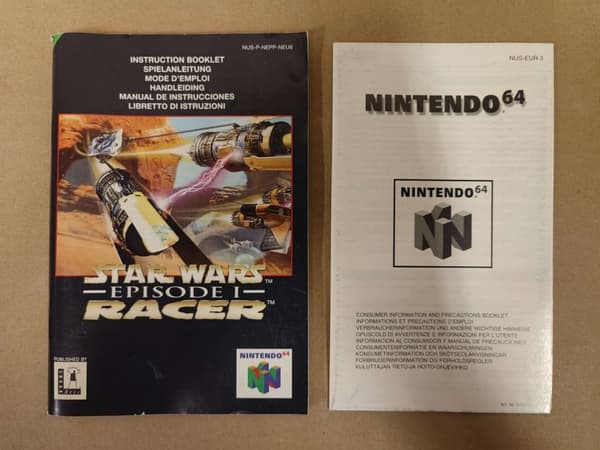 Star Wars Episode I Racer - Nintendo 64 - PAL/EUR - CiB