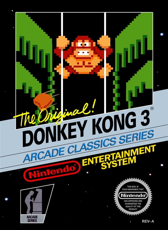 Donkey Kong 3 - Nintendo 8-bit / Nes - SCN - Cart only