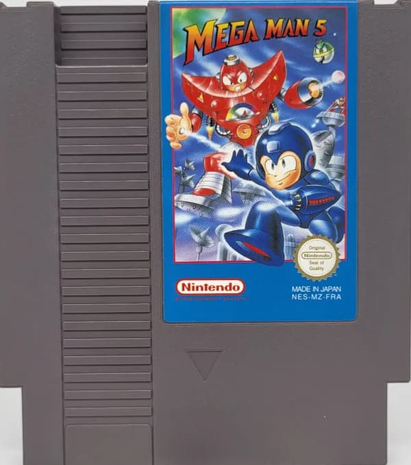 Mega Man 5 - FRA - Nintendo 8bit (begagnad)