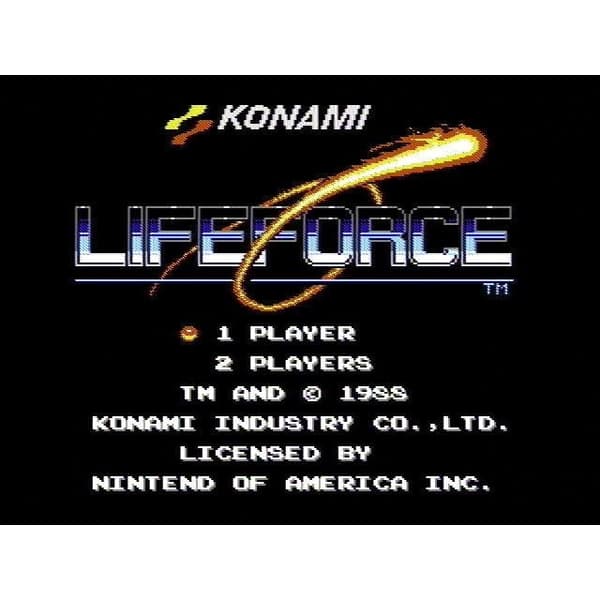 Life Force Salamander Nintendo NES SCN (Brukt)