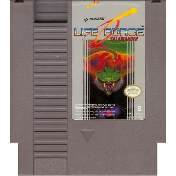 Life Force Salamander Nintendo NES SCN (Brukt)
