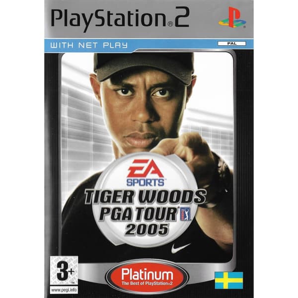 Tiger Woods PGA Tour 2005 Playstation 2 PS2 Platinum Swedish (Begagnad)