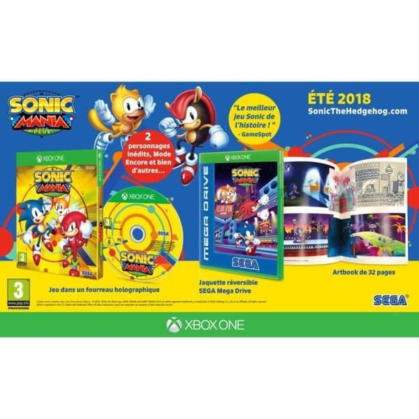 Sonic Mania Plus Xbox One-spel