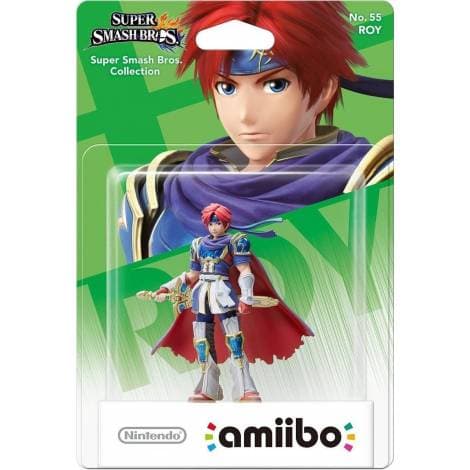 Amiibo Figurine - Roy (No 55) (Super Smash Collection) (Kantstött) - Amiibo
