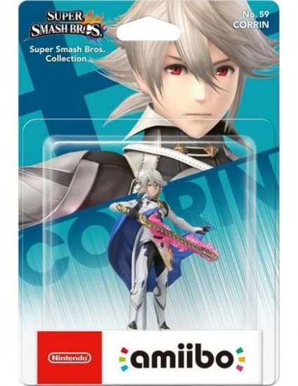 Amiibo Figurine - Corrin (No 59) (Super Smash Collection) (Kantstött) - Amiibo