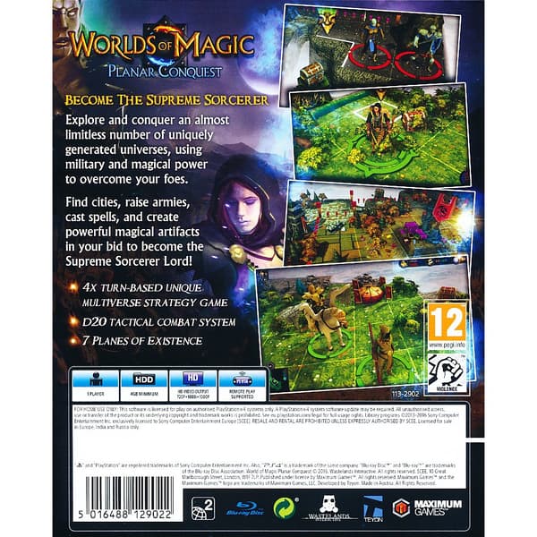 Worlds of Magic Planar Conquest Playstation 4 PS4