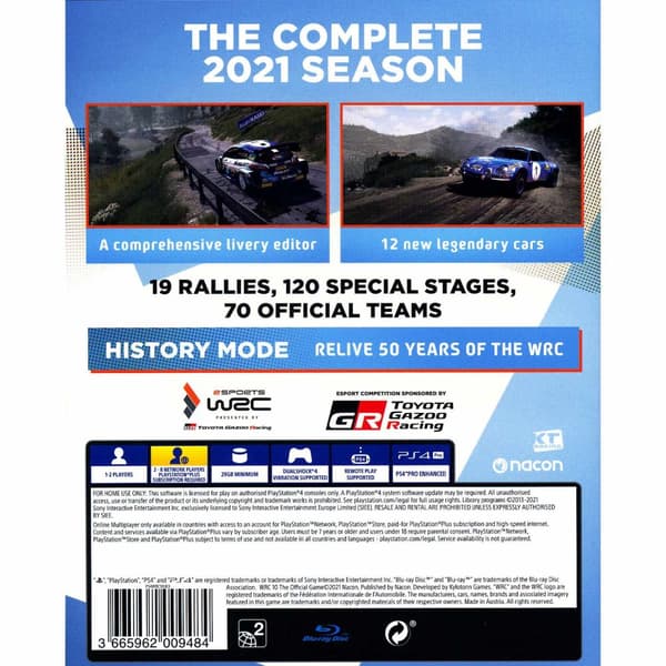WRC 10 Playstation 4 PS4