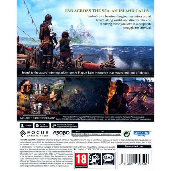 A Plague Tale Requiem Playstation 5 PS5