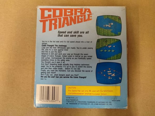 Cobra Triangle - Nintendo 8-bit - SCN - CiB