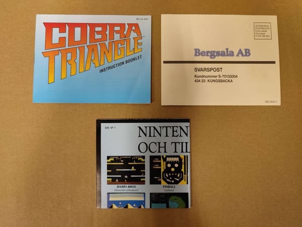 Cobra Triangle - Nintendo 8-bit - SCN - CiB
