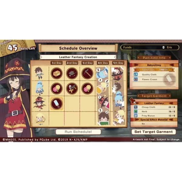 Spel - Pqube - KonoSuba - Nintendo Switch - Cartridge - PEGI 12+