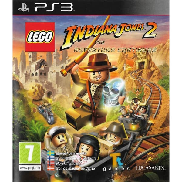 Lego Indiana Jones 2 The Adventure Continues Playstation 3 PS3 Nordic (Begagnad)