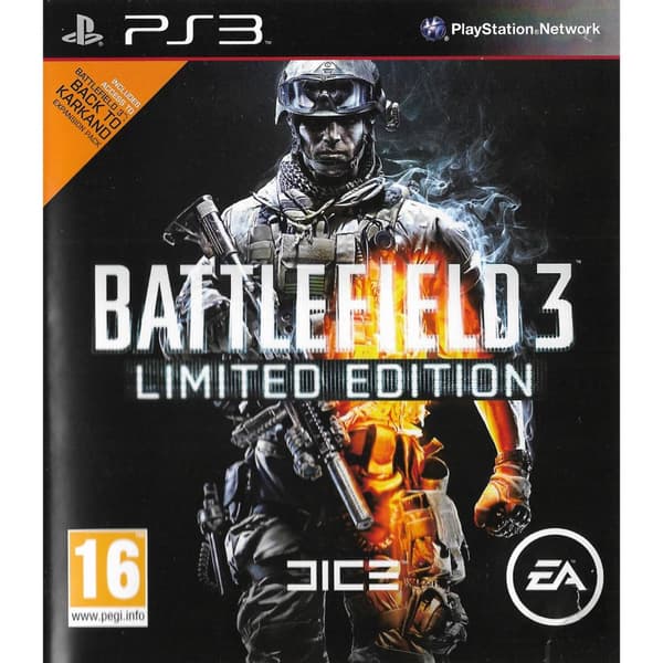 Battlefield 3 Limited Edition Playstation 3 PS3 Nordic (Brugt)