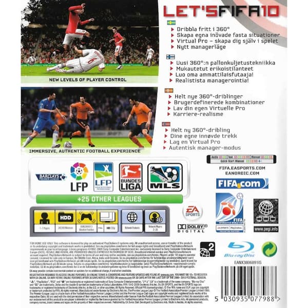 FIFA 10 Playstation 3 PS3 Nordic (Begagnad)