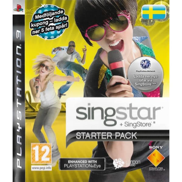 Singstar Starter Pack Playstation 3 PS3 Platinum Swedish (Brukt)