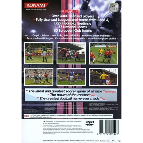 Pro Evolution Soccer 4 Playstation 2 PS2 (Brugt)