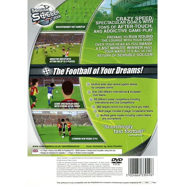 Sensible Soccer 2006 Playstation 2 PS2 (Brugt)
