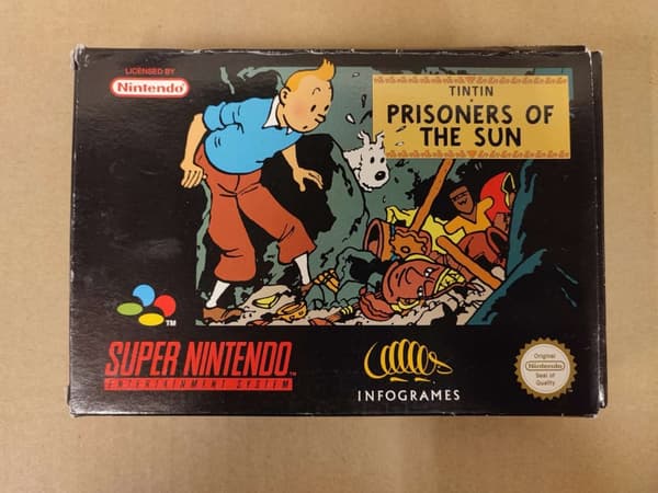 Tintin: Prisoners of the Sun - Super Nintendo - PAL/EUR - CiB