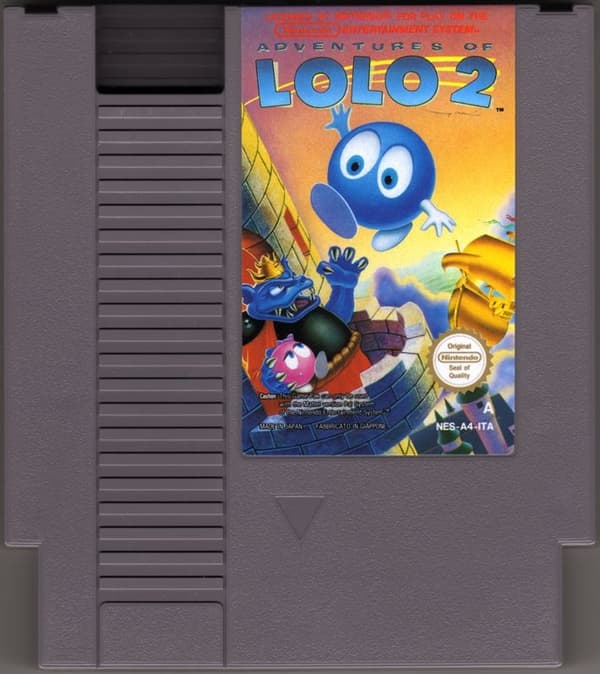 Adventures of Lolo 2 - Nintendo 8-bit – SCN – Cart only