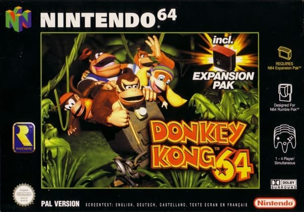 Donkey Kong 64 - Nintendo 64 - PAL/EUR - CiB