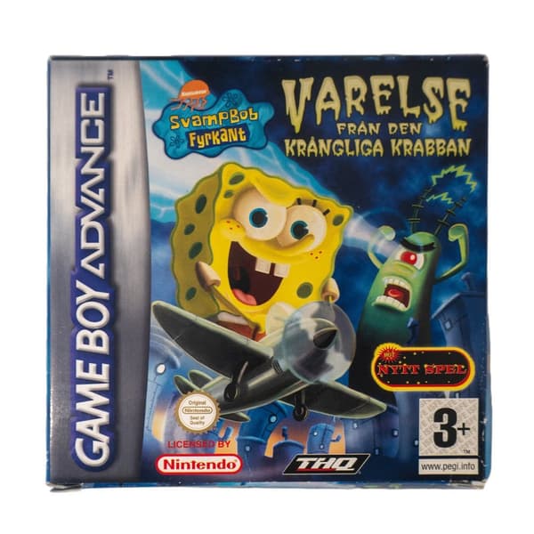 SvampBob Fyrkant: Varelse Från Den Krångliga Krabban - Gameboy Advance (begagnad)