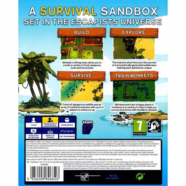 The Survivalists Playstation 4 PS4
