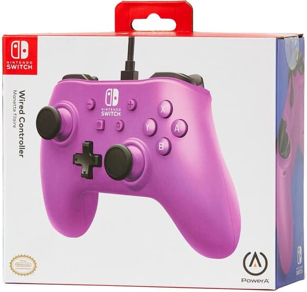 Powera Wired Controller Grape Purple (Nintendo Switch)