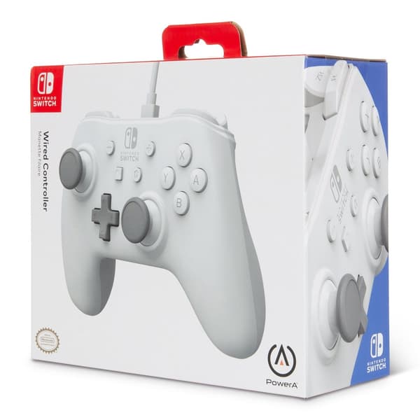 PowerA Wired Controller - White (Nintendo Switch)