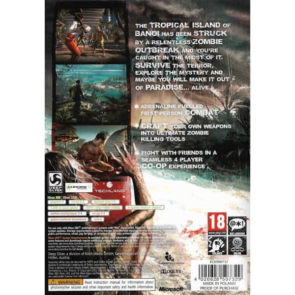 Dead Island Xbox 360 (Brukt)
