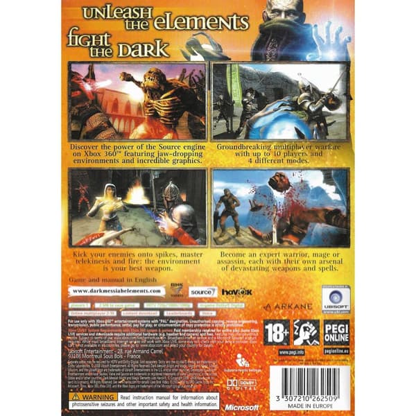 Dark Messiah of Might and Magic Elements Xbox 360 Nordic (Brukt)