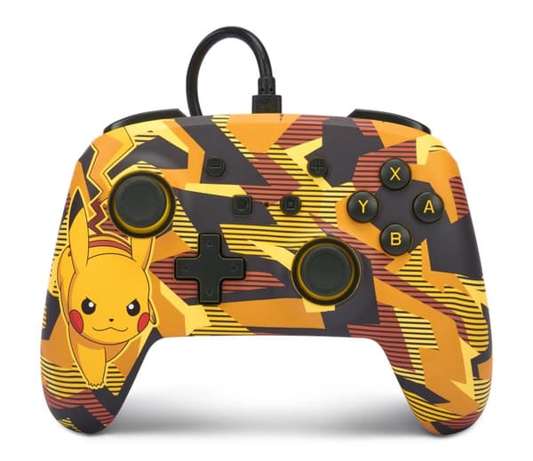 PowerA Enhanced Wired Controller - Nintendo Switch - Camo Storm Pikachu (Nintendo Switch)