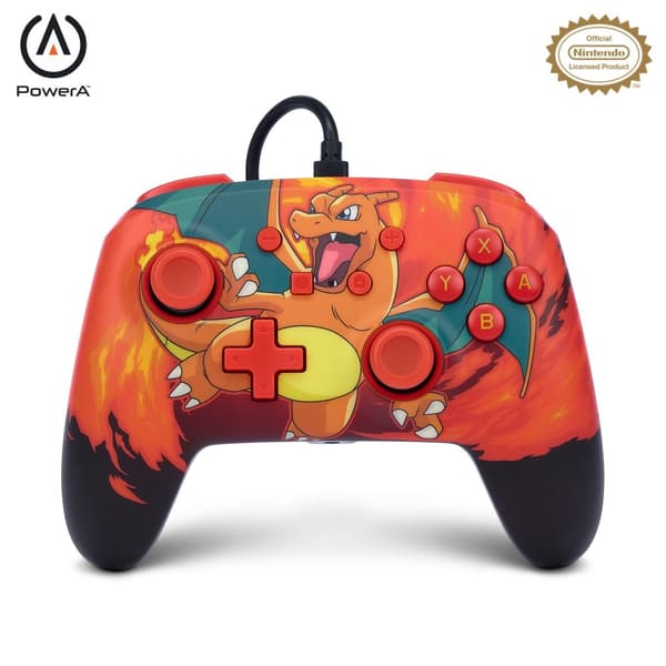 PowerA Enhanced Wired Controller - Nintendo Switch - Charizard Vortex (Nintendo Switch)