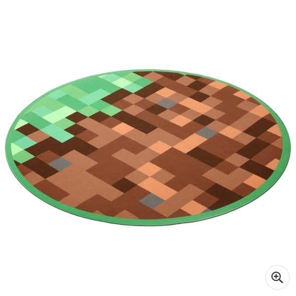 Minecraft Turf Design Gaming Chair Floor Mat