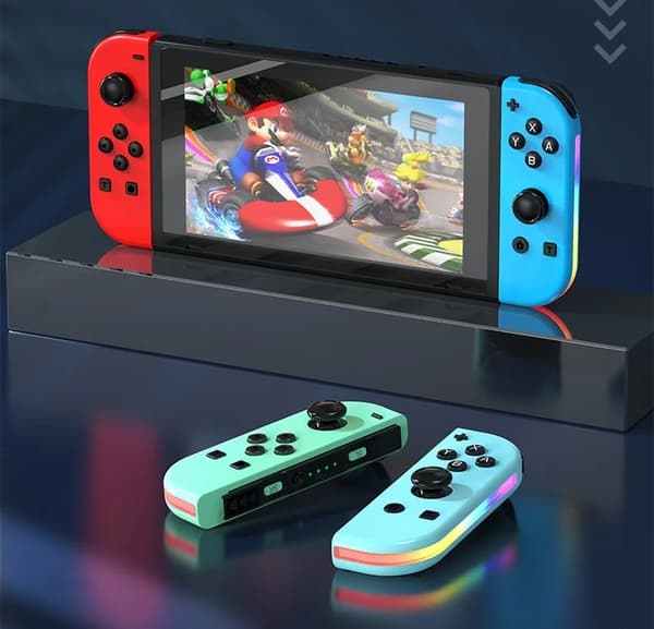 Handkontroll LED kompatibel med JoyCon Nintendo Switch