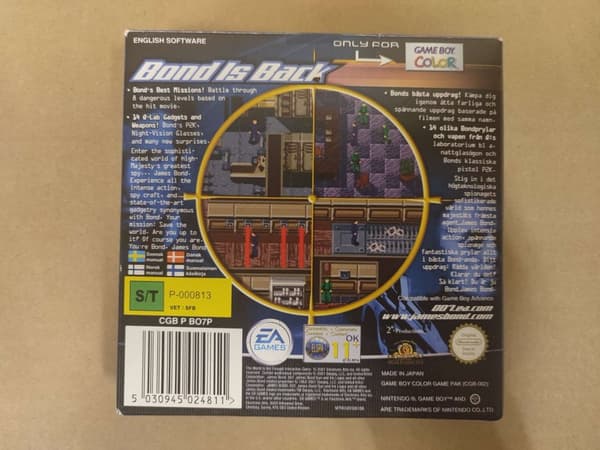 007: The World is Not Enough - Gameboy Color - SCN - CiB