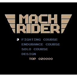 Mach Rider Nintendo NES (Brukt)