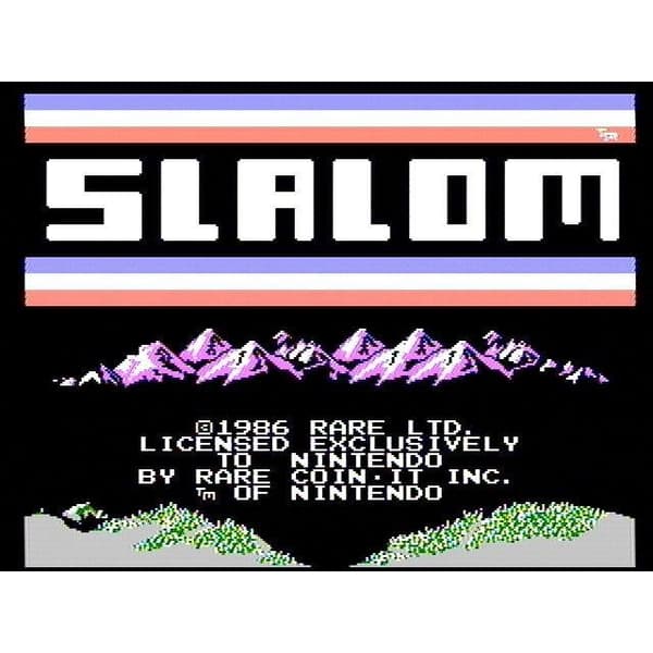 Slalom Nintendo NES (Brugt)