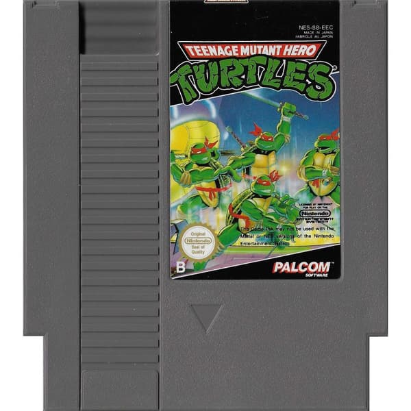 Teenage Mutant Hero Turtles Nintendo NES SCN (Brukt)