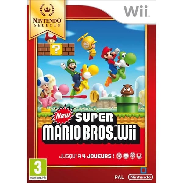 Nytt Super Mario Bros Selects Wii-spel- USED