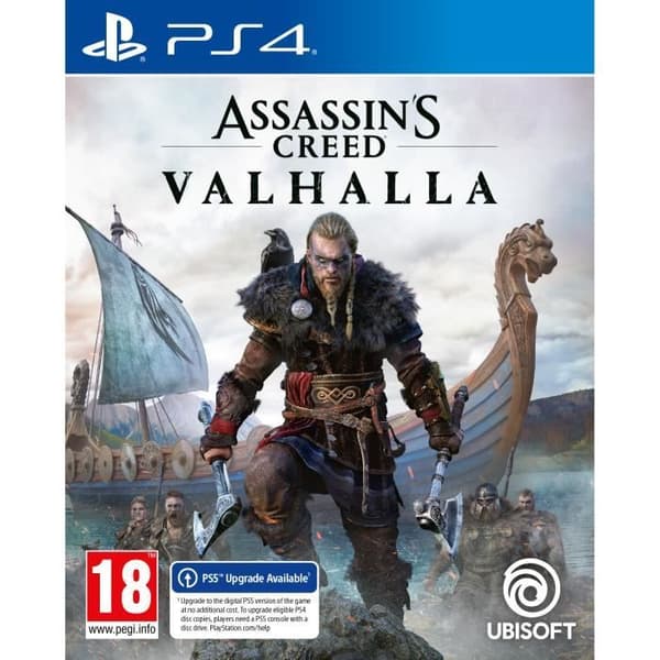 Videospels - Ubisoft - Assassin's Creed Valhalla - PS4 - Äventyr - Standardutgåvan - PEGI 18+- USED