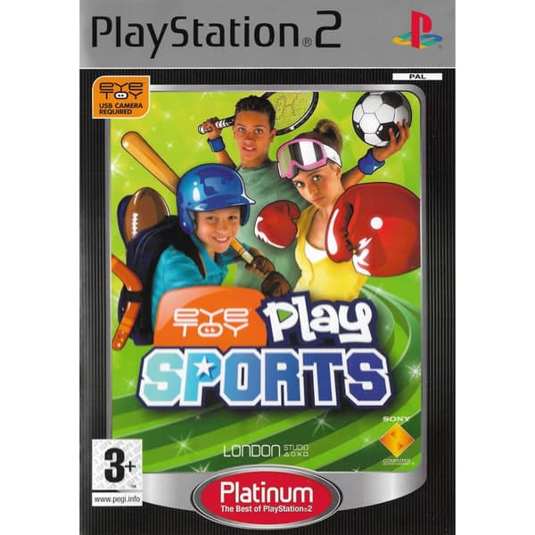 EyeToy Play Sports Playstation 2 PS2 Platinum Nordic (Begagnad)