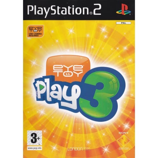 EyeToy Play 3 Playstation 2 PS2 (Brugt)